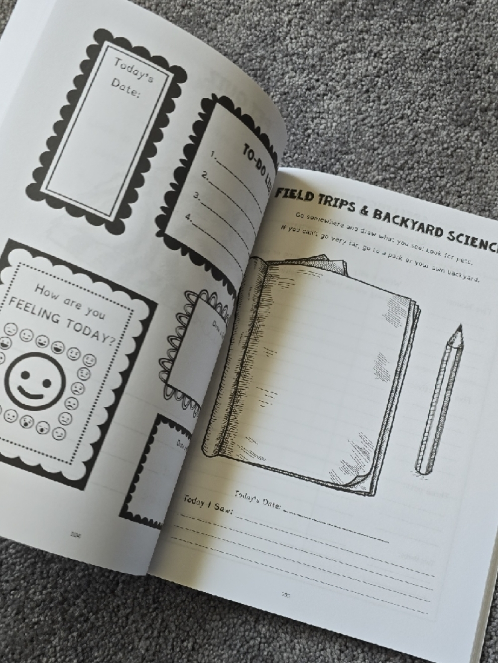 Minecraft 'All About Pets' Fun Schooling Journal - Orange & Gray - Picture 8 of 16